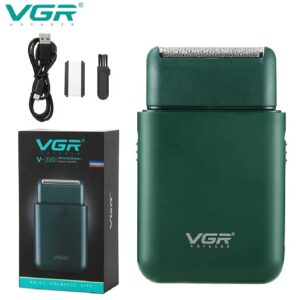 VGR V-390 Electric Foil Shaver | USB Rechargeable Men’s Shaver | Portable Travel Shaver | Low-Noise Motor | Beard & Mustache Grooming