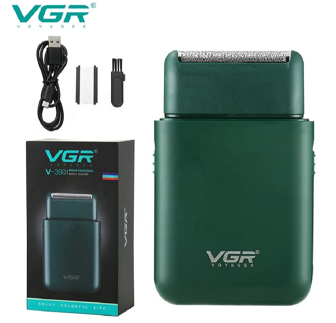 VGR V-390 Electric Foil Shaver | USB Rechargeable Men’s Shaver | Portable Travel Shaver | Low-Noise Motor | Beard & Mustache Grooming
